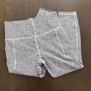 Athleta Black and White Patterned Leggings